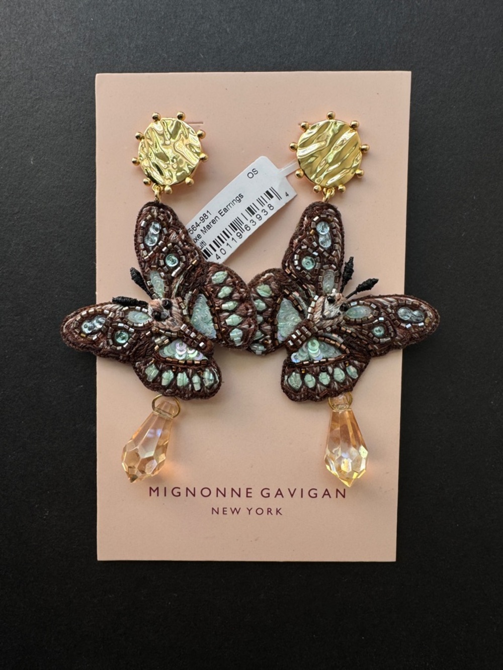 Mignonne Gavigan Luxe Maren Butterfly Earrings - Picture 3 of 11